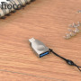 Перехідник OTG Hoco UA9 Type-C male to USB female