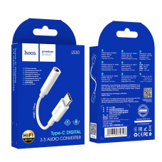 Перехідник Hoco LS30 audio converter Type-C male to 3.5mm female