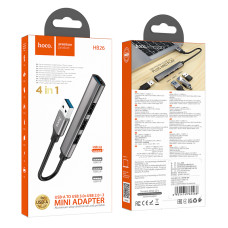 USB HUB Hoco HB26 4in1 (USB to USB3.0+USB2.0*3)