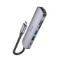 USB-C HUB Hoco HB28 multifunction converter (Type-C to HDTV+USB3.0+USB2.0+SF+TF+PD)