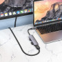 USB-C HUB Hoco HB28 multifunction converter (Type-C to HDTV+USB3.0+USB2.0+SF+TF+PD)