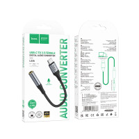 Перехідник Hoco LS36 Fresh external sound card Type-C male to 3.5mm female 0.12m
