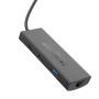 USB-C HUB Hoco HB44 Easy safe 8-in-1 multi-function converter (Type-C to USB3.0+USB2.0+USB-C+TF+SD+USB-C PD+HDTV+RJ45) 0.2m
