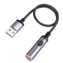 Перехідник Hoco UA30 USB to mini прикурювач