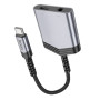 Перехідник Hoco LS39 Type-C male to Type-C+3.5mm female