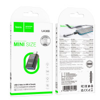 Перехідник OTG Hoco UA36B Type-C male to USB female 