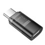 Перехідник OTG Hoco UA36E Lightning+Type-C male to USB female 2in1