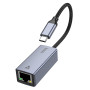 Перехідник Hoco UA37 Type-C to RJ45 ethernet (1000 Mbps)