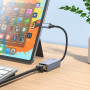Перехідник Hoco UA37 Type-C to RJ45 ethernet (1000 Mbps)