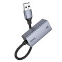 Перехідник Hoco UA37 USB to RJ45 ethernet (1000 Mbps)