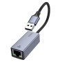 Перехідник Hoco UA37 USB to RJ45 ethernet (1000 Mbps)