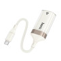 Перехідник OTG Hoco UA41B Crystal Type-C male to RJ45 female (100 mbps)