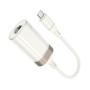 Перехідник OTG Hoco UA41B Crystal Type-C male to RJ45 female (100 mbps)
