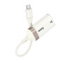 Перехідник OTG Hoco UA41B Crystal Type-C male to RJ45 female (100 mbps)