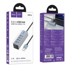 USB HUB Hoco HB1A 4in1 (USB to USB2.0*4)