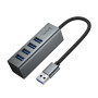 USB HUB Hoco HB1B 4in1 (USB to USB3.0*4)