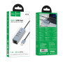 USB HUB Hoco HB1D 4in1 (USB to USB2.0*3+RJ45)