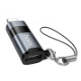Перехідник OTG Hoco UA44 Lighthing male to Type-C female