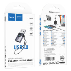 Перехідник OTG Hoco UA46B Victory USB3.0 male to Type-C female