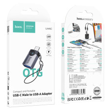 Перехідник OTG Hoco UA46C Victory Type-C male to USB female