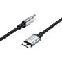 Мультимедійний кабель Hoco US10 Type-C to Micro USB3.0, 5Gbit-s 0.5m