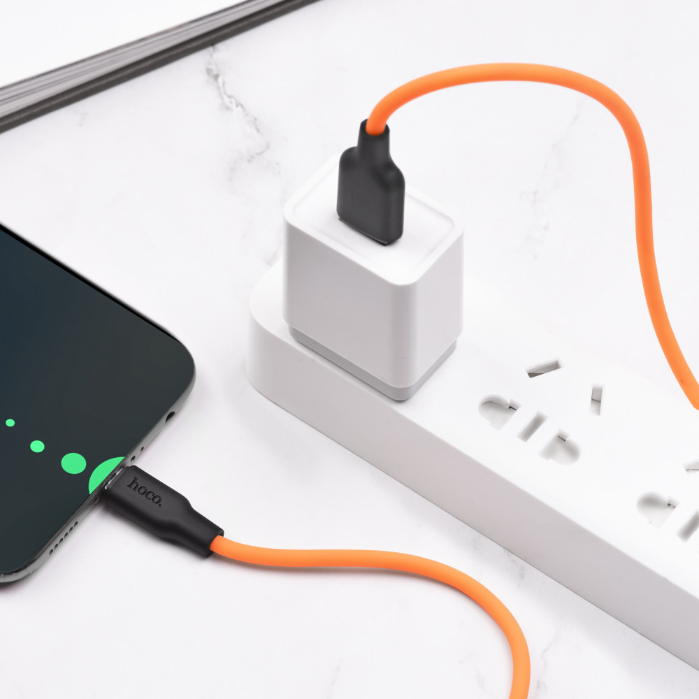 Data Cable Hoco X21+ Silicon Type-C 3A 1m
