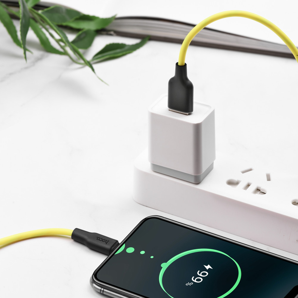 Data Cable Hoco X21+ Silicon Type-C 3A 1m