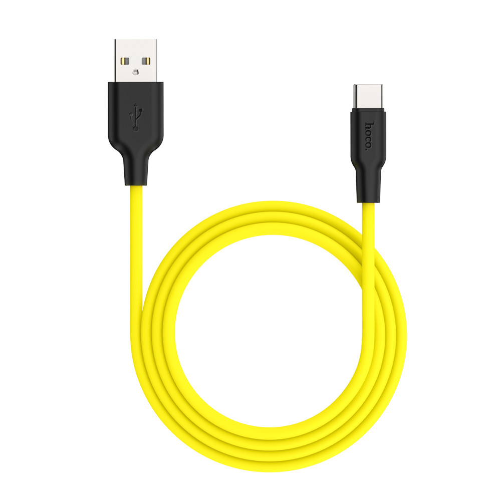 Data Cable Hoco X21+ Silicon Type-C 3A 1m