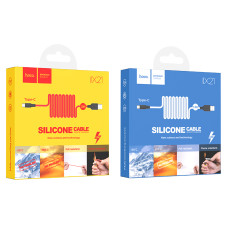 Data Cable Hoco X21 Silicone Type-C 1m