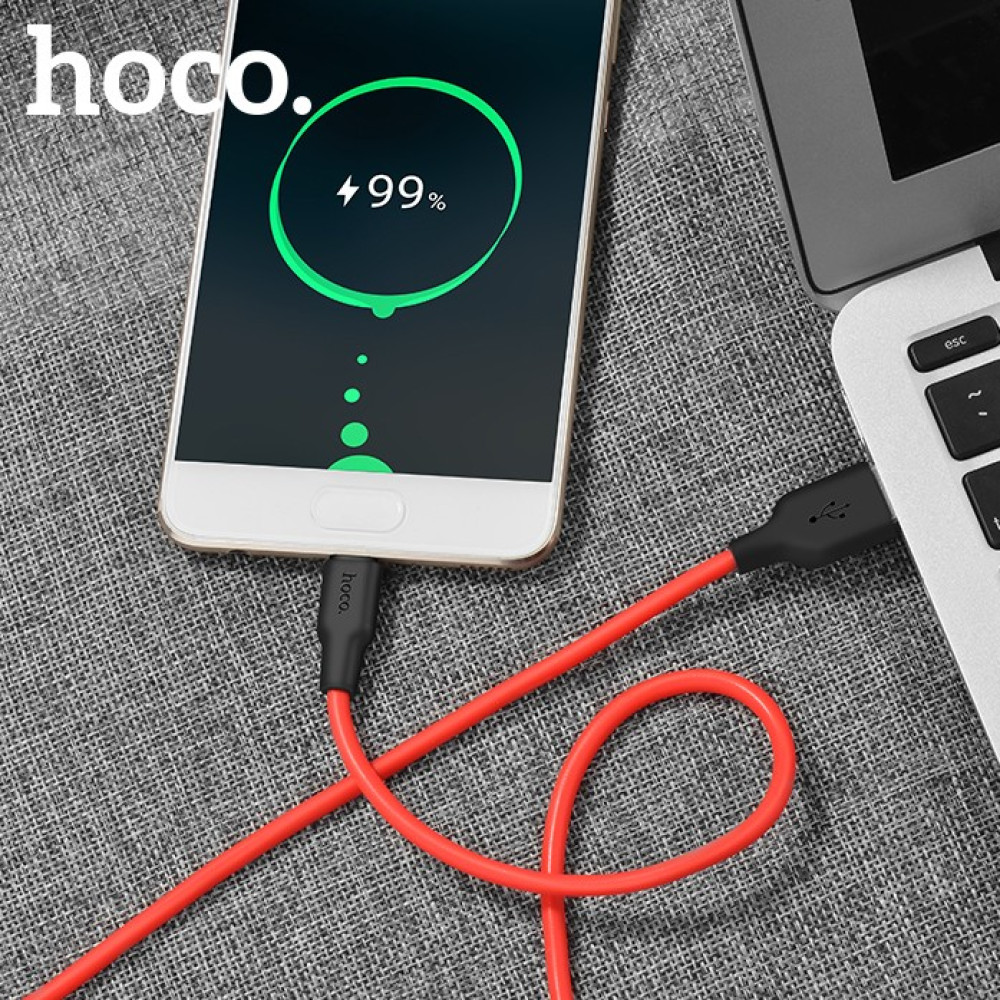 Data Cable Hoco X21 Silicone Type-C 1m