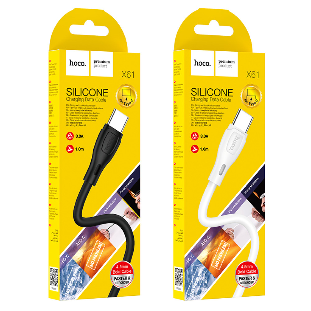 Data Cable Hoco X61 Ultimate silicone Type-C 1m