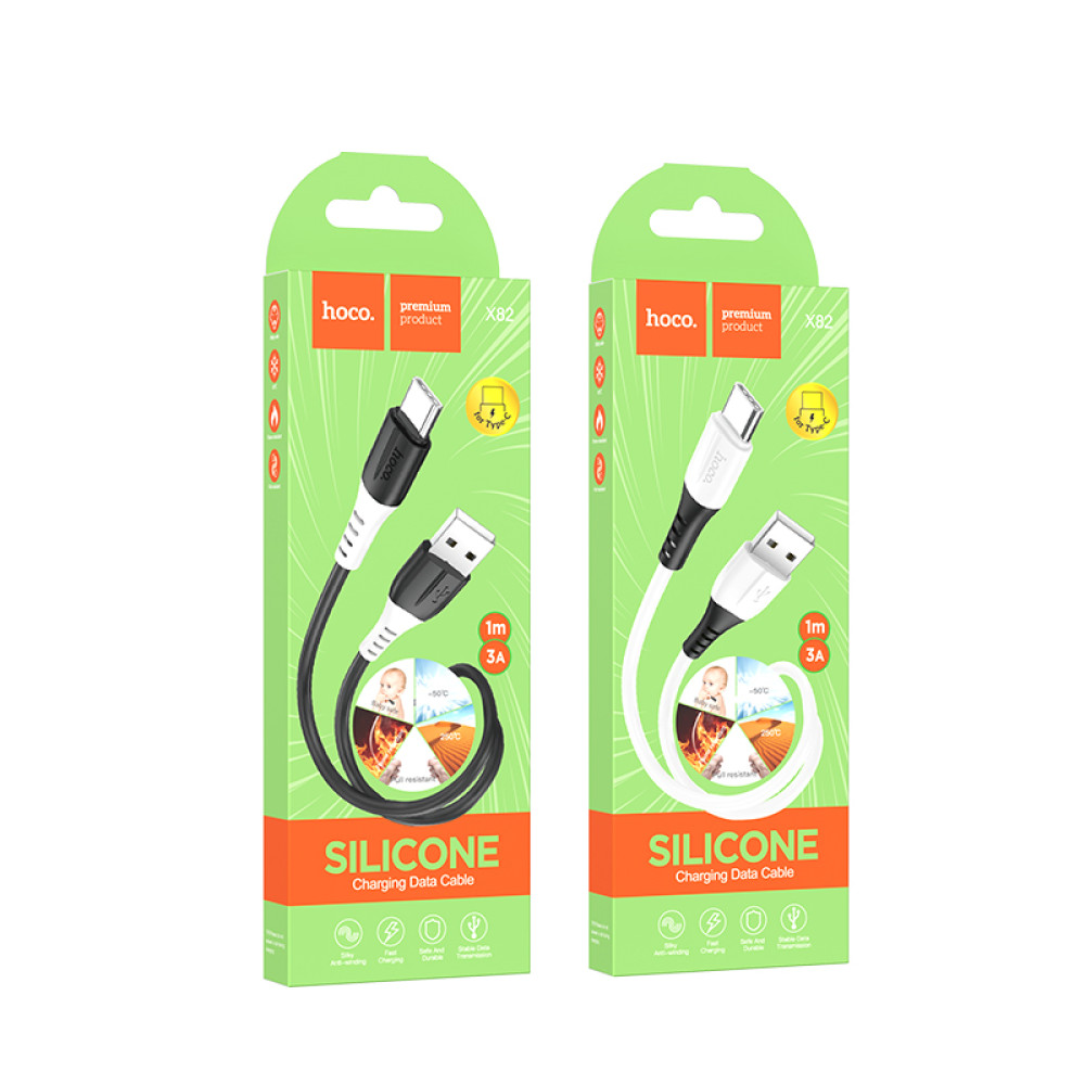Data Cable Hoco X82 Silicone Type-C 1m