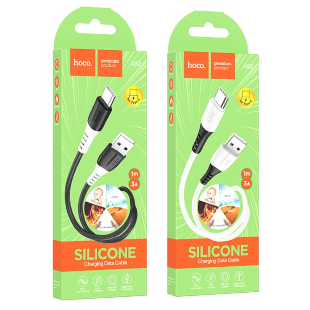 Data Cable Hoco X82 Silicone Type-C 1m