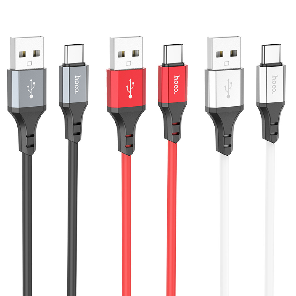 Data Cable Hoco X86 Spear silicone Type-C 1m