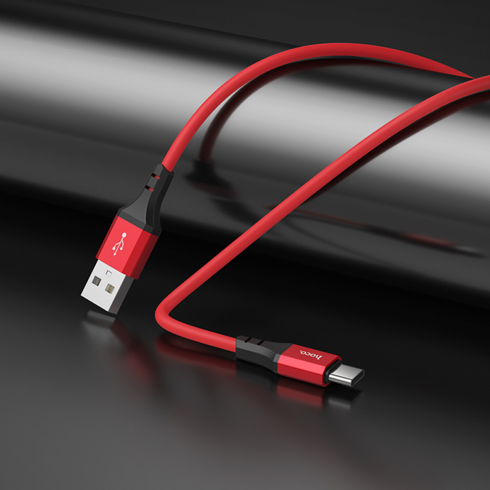 Data Cable Hoco X86 Spear silicone Type-C 1m