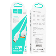 Data Cable Hoco X93 Force Type-C 27W 1m