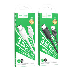 Data Cable Hoco X88 Gratified Type-C 3A 1m