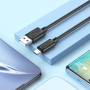 Data Cable Hoco X88 Gratified Type-C 3A 1m