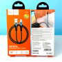 Data Cable Hoco U121 Gold standard Transparent Discovery Edition Type-C 3A 1.2m