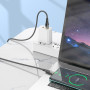 Data Cable Hoco U121 Gold standard Transparent Discovery Edition Type-C 3A 1.2m