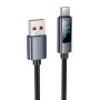 Data Cable Hoco X112 Favor with display Type-C 5A 1m