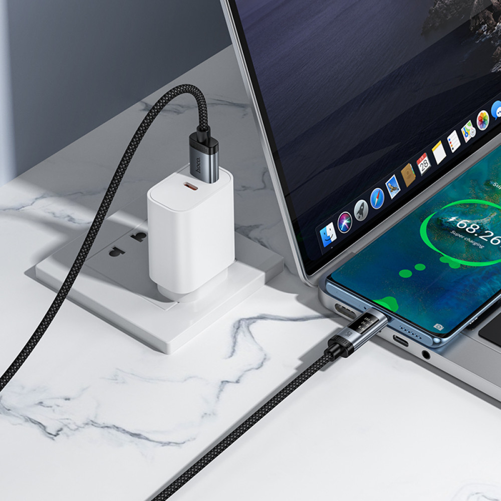 Data Cable Hoco U148 Lord Type-C 100W 1.2m