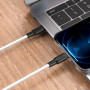 Data Cable Hoco X21+ Silicone Type-C to Lightning 20W 1m