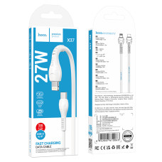 Data Cable Hoco X37 Cool power Type-C to Lightning 1m