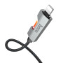 Data Cable Hoco U123 Regent colorful Type-C to Lightning