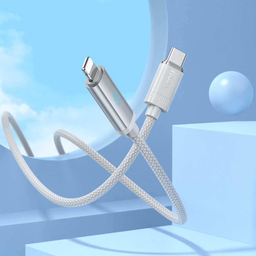 Data Cable Hoco U127 Power charging Type-C to Lightning 27W 1.2m