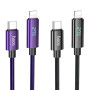 Data Cable Hoco U125 Benefit with display Type-C to Lightning 27W 1.2m