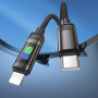 Data Cable Hoco U126 Lantern Type-C to Lightning 27W 1.2m