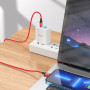 Data Cable Hoco X89 Wind Type-C to Lightning 20W 1m