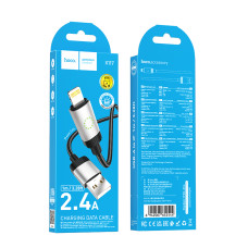 Data Cable Hoco X117 Star Lightning 2.4A 1m